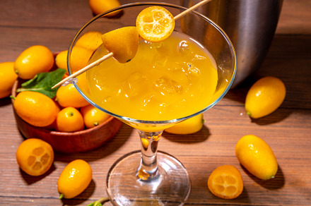 Kumquat martini cocktail, a Food & Drink Photo by Rimma