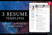 3X Resume Bundle-LeftCoast | 70% Off, a Resume Template by Template Monkey @dscience (Thumbnail 3 of 17)