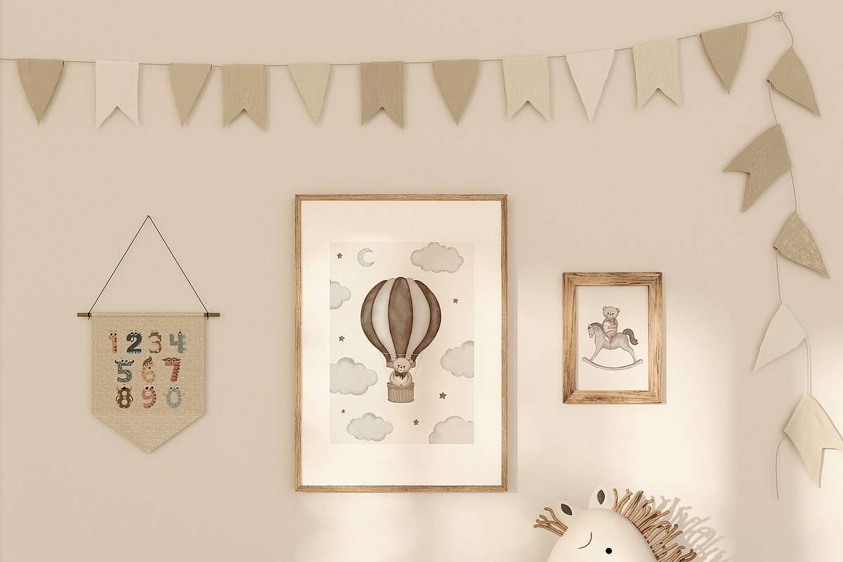 Baby Shower Bears - Kids Graphic Set, an Animal Illustration by Veris Studio (Photo 14 of 18)