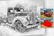 Pen Watercolor Photoshop Action, an Action Add-On by GorynArt (Thumbnail 8 of 23)