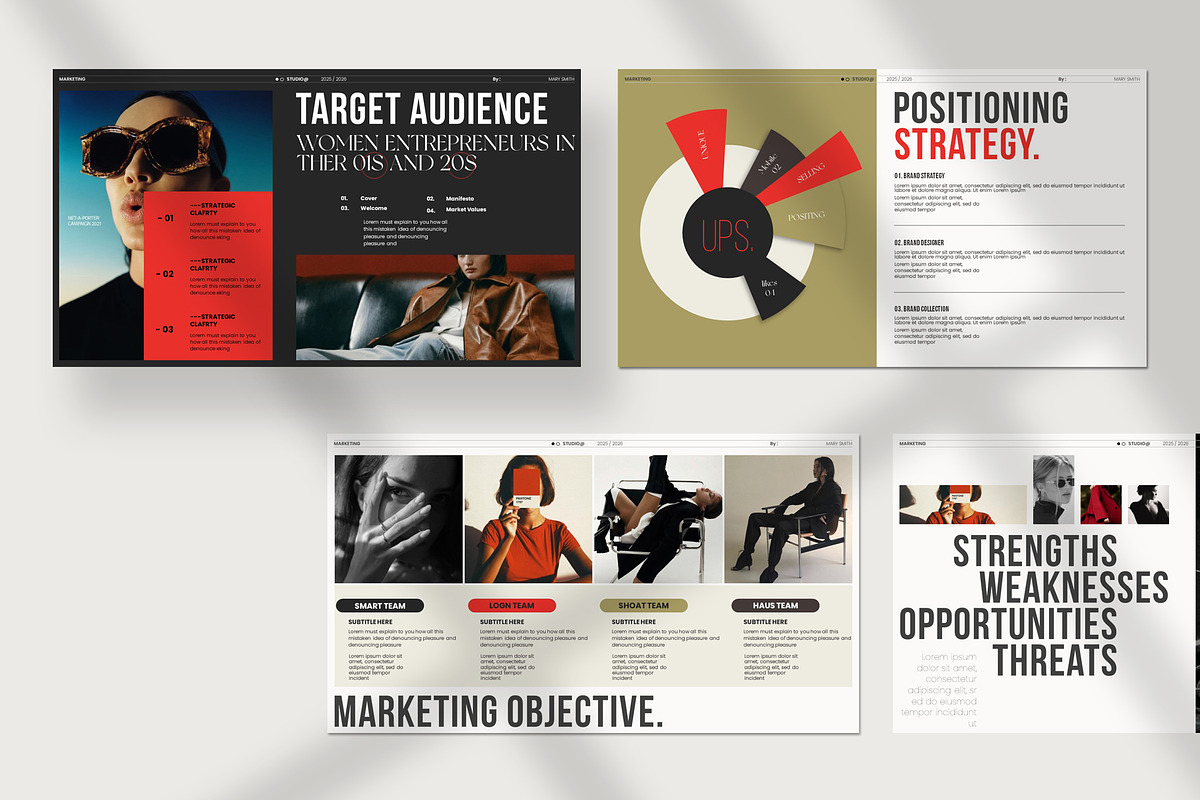 HAUS Marketing Plan Template, a Presentation Template by Aura Agency (Photo 5 of 11)