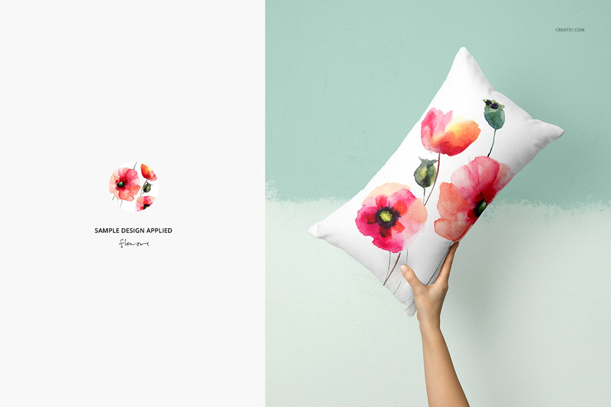 Fabric Factory v5 Rectangular Pillow, a Household Mockup by creatsy5 (Photo 8 of 22)