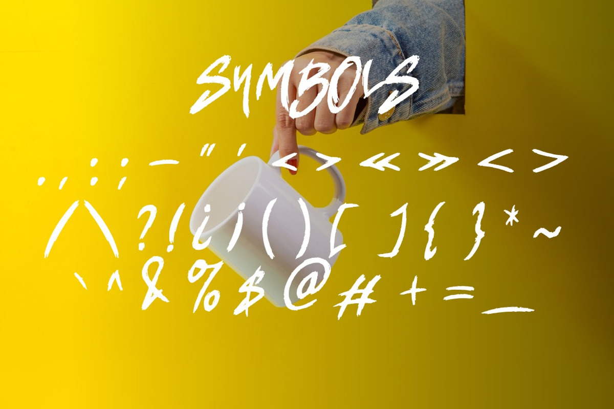 Rofas Brush - Dry Brush Font, a Handwritten Font by Dhabee (Photo 5 of 15)