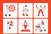 Industrial Illustrations Art, a Person Illustration by Vectors Market (Thumbnail 9 of 10)