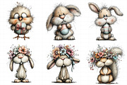 Whimsical Easter Animal Clipart, an Illustration by Daily.Designs (Thumbnail 8 of 8)