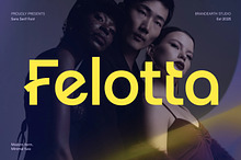 Felotta – Bold Geometric Sans Serif