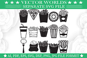 French Fries Svg, French, Fries Svg, an Object Graphic by VectorWorlds (Thumbnail 3 of 3)