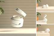 Cream mockup, an Advertising Mockup by xavier_studio (Thumbnail 1 of 5)
