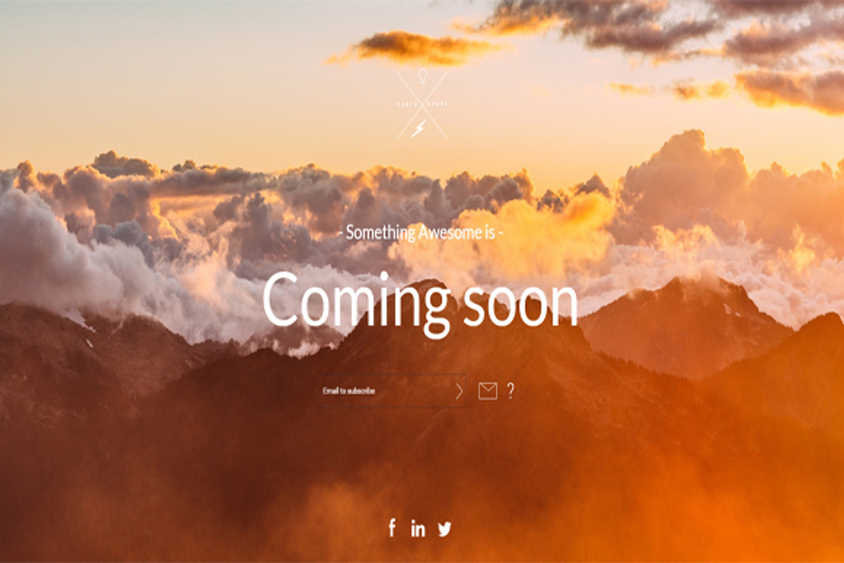 Dreams Coming Soon Template, a Landing Page Template by earthquake (Photo 1 of 4)