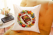 Autumn Books Sublimation Clipart Bun, an Illustration by Sublimation Artist (Thumbnail 6 of 6)