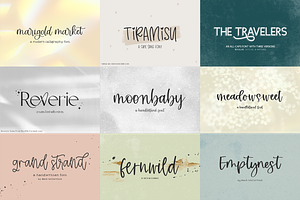 Handlettered Font Bundle