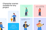 Winter Character Set, a Duotone Icon by Brickclay (Thumbnail 4 of 5)