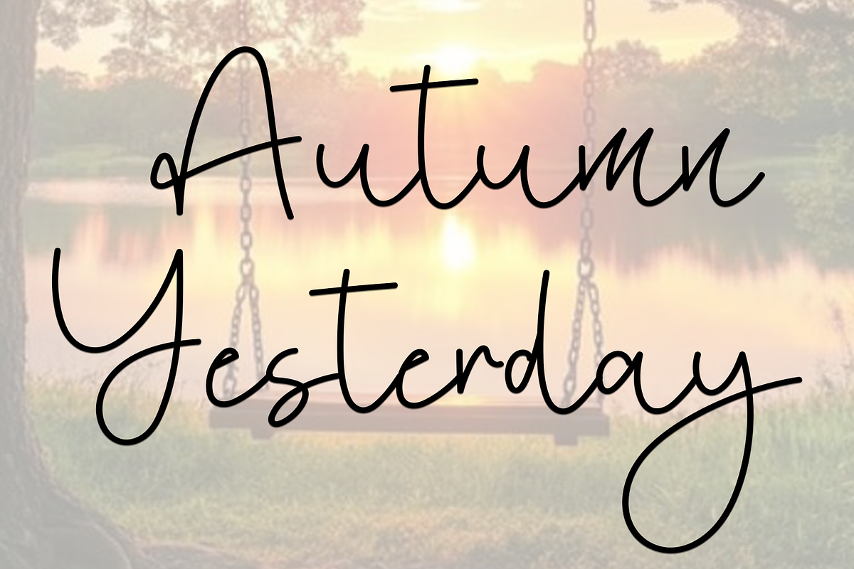 Yesterday Signature, a Handwritten Font by FreshTypeINK (Photo 4 of 8)