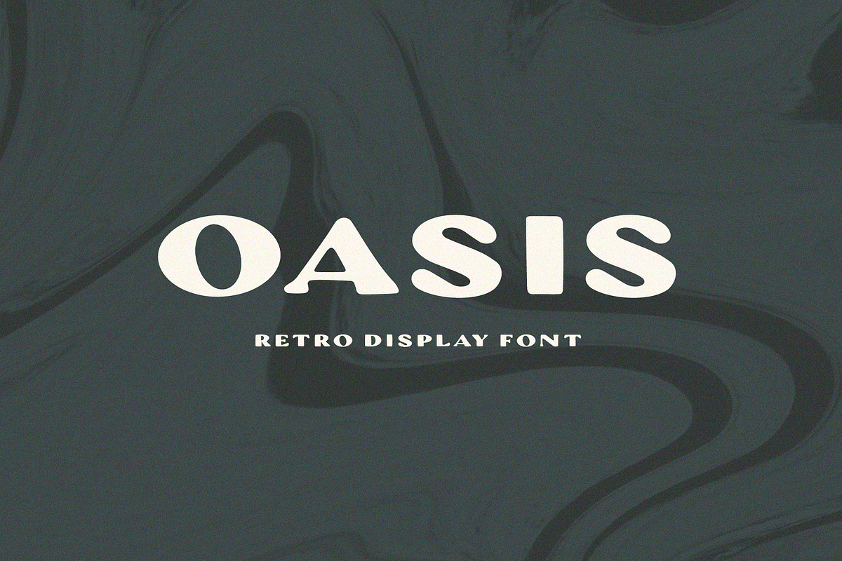 Oasis, a Slab Serif Font by Bruised Goods (Photo 2 of 5)