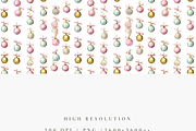 Pastel Christmas Bauble Seamless Pat, a Pattern Graphic by Pati Charm Studio (Thumbnail 3 of 7)
