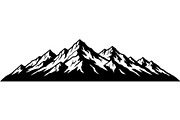 Mountain Range Silhouette, an Object Graphic by Designer_Momina (Thumbnail 18 of 20)