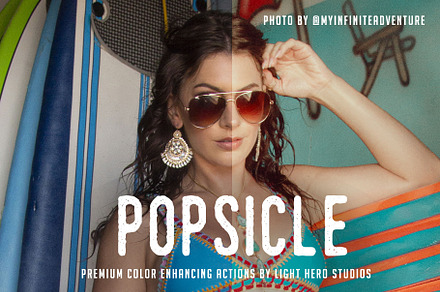 Popsicle Photoshop Action