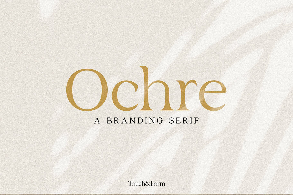 Ochre | A Branding Serif