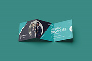 Square Z Fold Brochure Mockup, an Advertising Mockup by YurnalisPerix (Thumbnail 3 of 5)