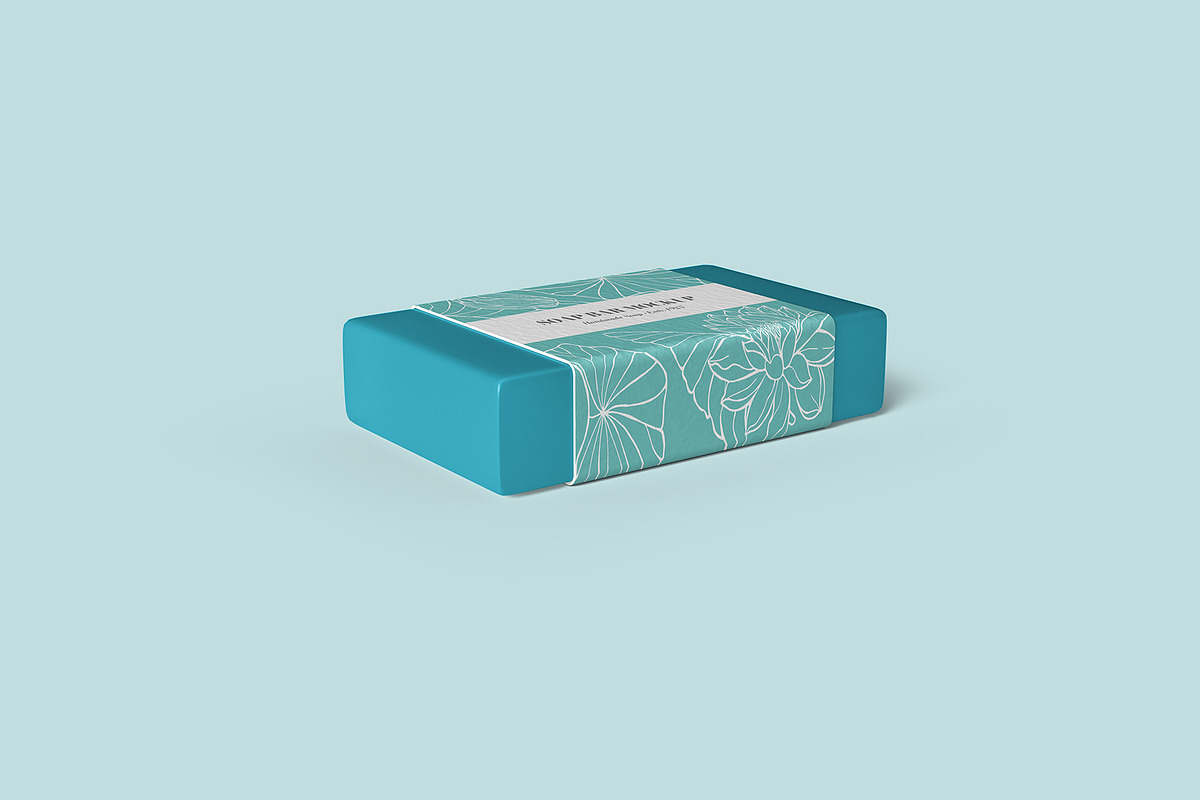 Soap Bar Label Mockup - 6 views, a Packaging Mockup by Illusiongraphic (Photo 4 of 16)