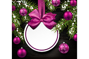 Big violet Christmas & New Year set, a Decorative Illustration by Vjom (Thumbnail 13 of 20)
