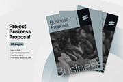 Project Business Proposal Template, a Brochure Template by TMint Play (Thumbnail 1 of 8)