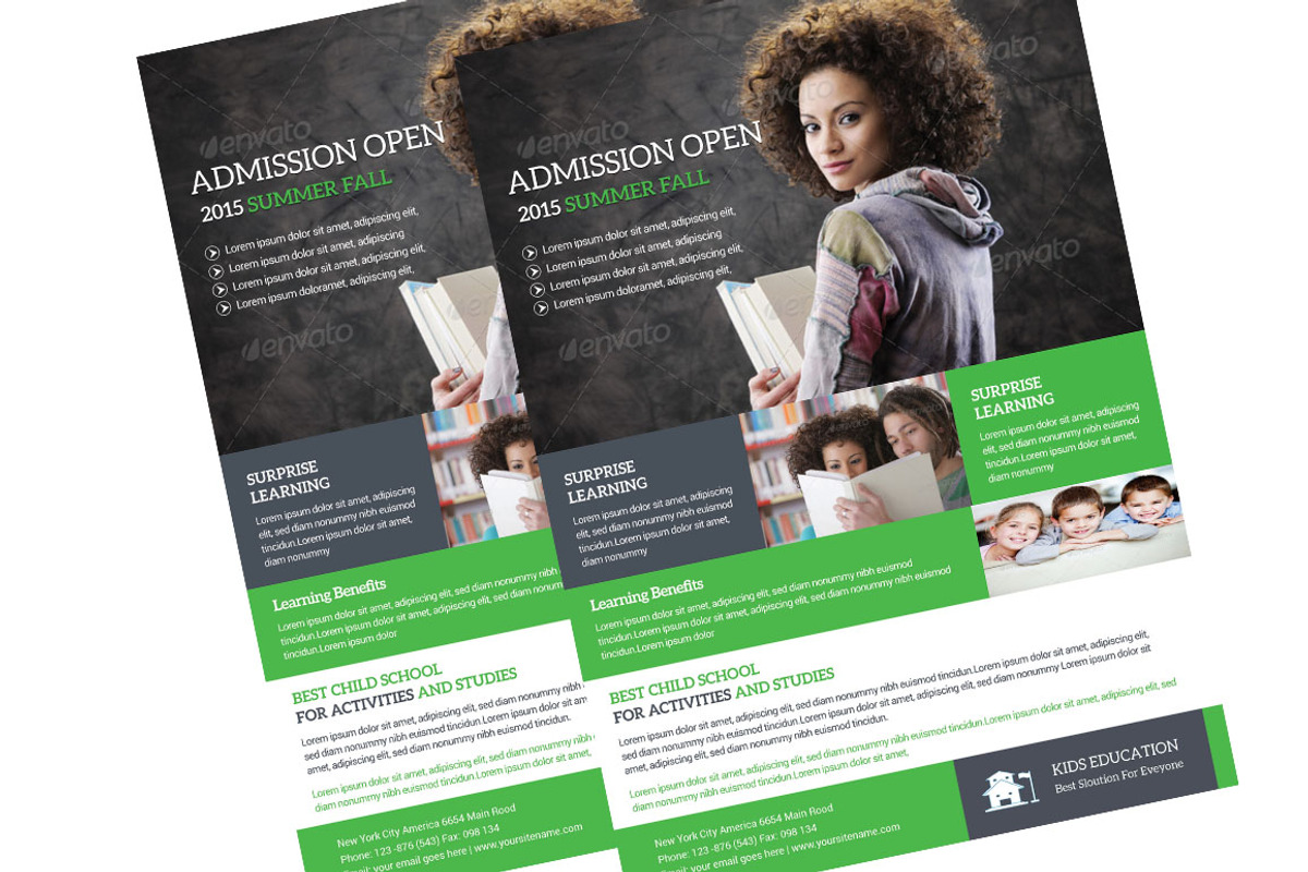 Education Flyer Template, a Flyer Template by TheGraphicsWorld (Photo 3 of 3)