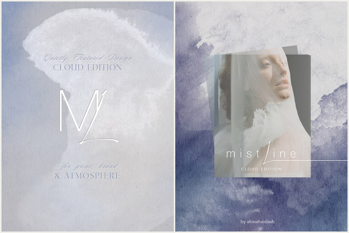 Mistline Cloud Watercolor Textures, a Background Graphic by alonahaidash (Photo 6 of 17)