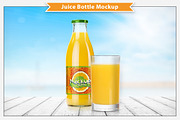 Juice Bottle Mockup, a Product Mockup by Plus Media (Thumbnail 4 of 6)
