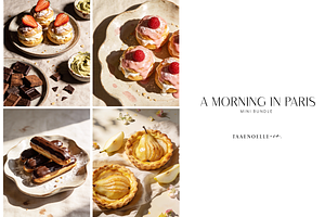 Parisian Dessert Stock Photos
