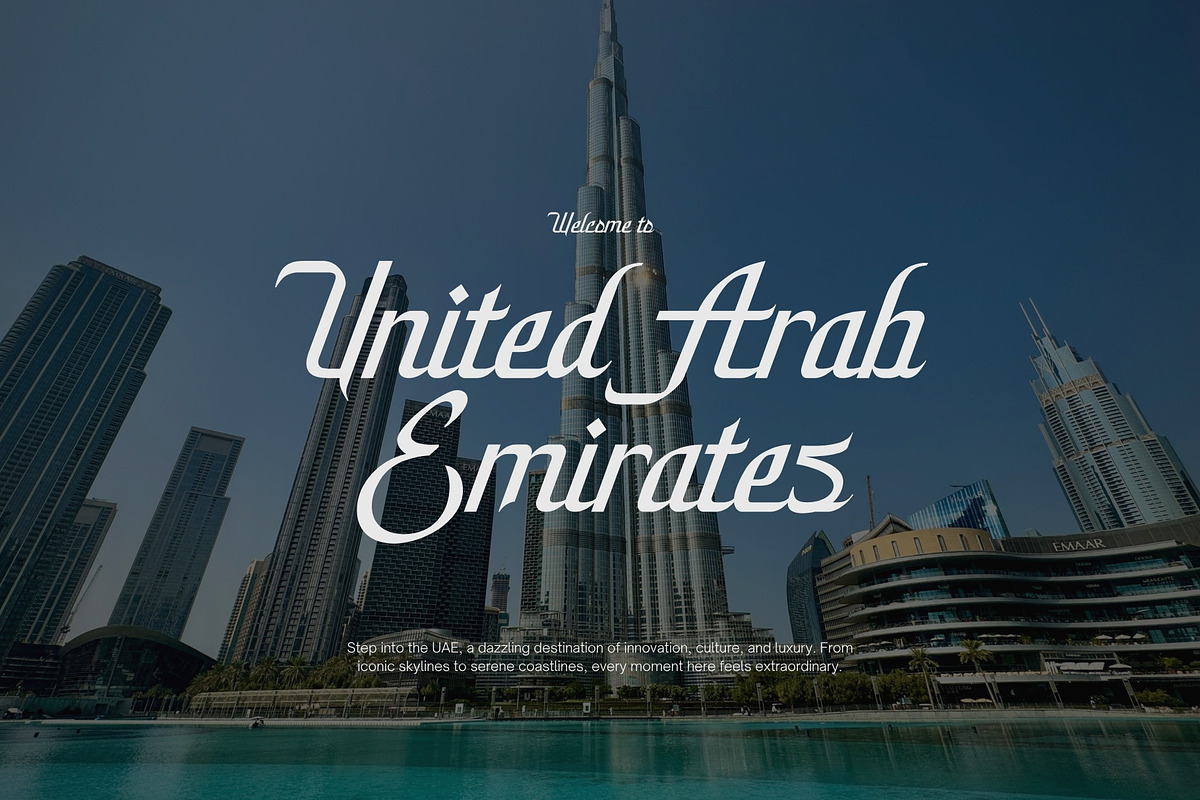 Zafira - Arabic Style Typeface, a Script Font by HipFonts (Photo 9 of 12)