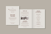 Funeral Program Template, a Brochure Template by VectorVactory (Thumbnail 6 of 7)