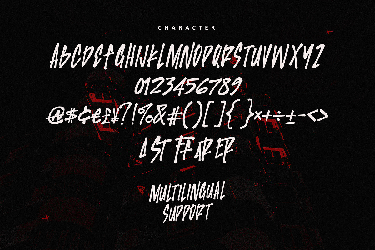 Klowin Beruar Bold Energetic Brush, a Handwritten Font by Maulana Creative (Photo 7 of 7)