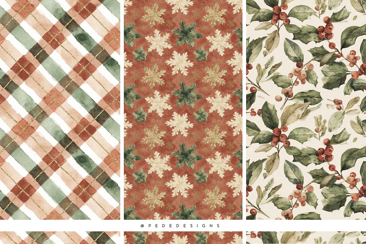 Merry Christmas Collection, a Seasonal Illustration by PeDe Designs (Photo 28 of 31)