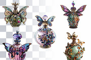 Fairycore Perfume Bottles 10 PNGs, an Object Illustration by Loony Dream Designs (Thumbnail 5 of 8)