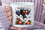 Halloween Reading Clipart, a Seasonal Illustration by Rose Art (Thumbnail 6 of 7)