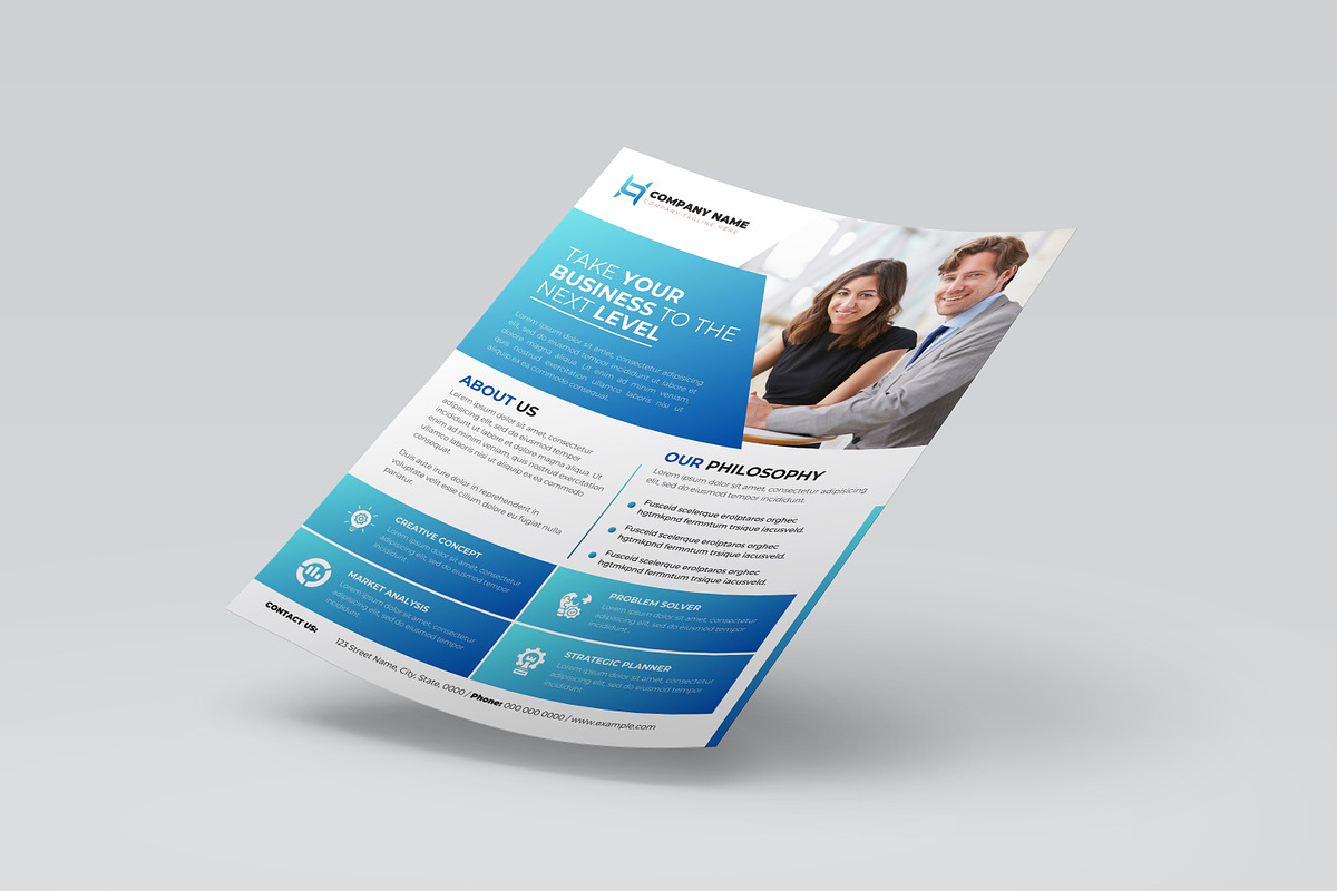 Business Flyer | Corporate Flyer, a Flyer Template by Designscozy (Photo 2 of 5)