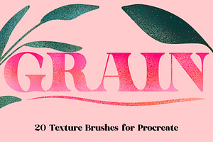 Grainy Procreate Texture Brushes