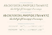Little Note Handwritten Font Duo, a Handwritten Font by Youandigraphics (Thumbnail 7 of 11)