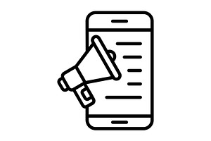 Promotion Line Icon, an Icon by Pexelpy