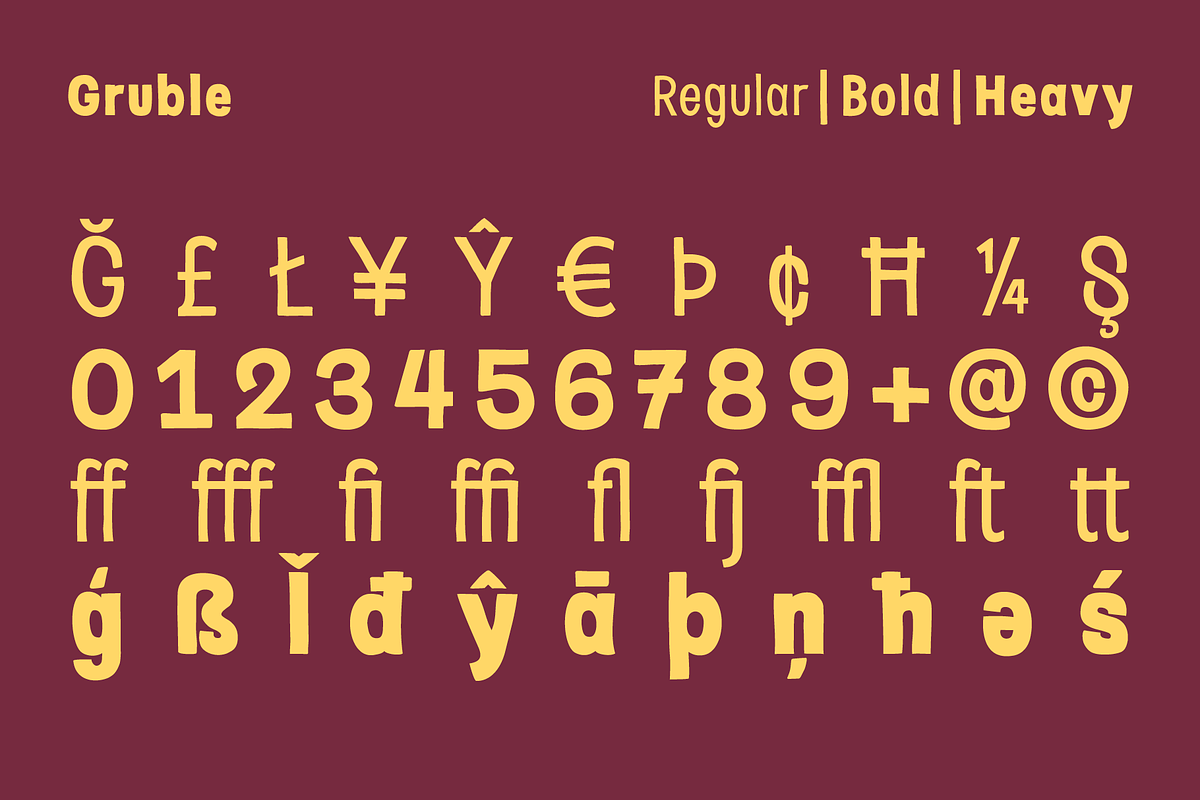 Gruble – Hand-drawn Font, a Handwritten Font by Max Glimm Type (Photo 5 of 5)