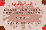 Apple Chunky a Cute Rounded Font, a Sans Serif Font by Blankids Studio (Thumbnail 5 of 6)