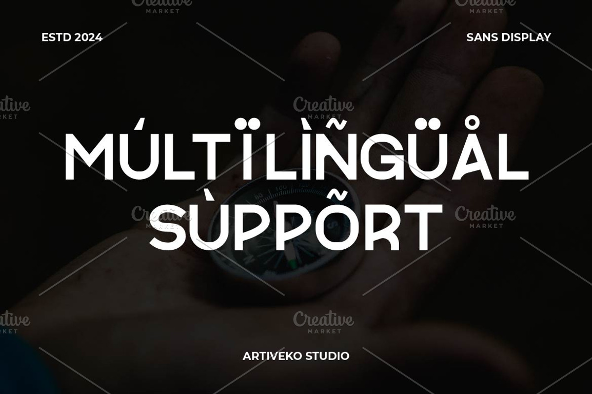 Diggit Modern Sans Font, a Sans Serif Font by Artiveko (Photo 7 of 7)