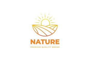 best premium emblem sunrise logo, a Branding & Logo Template by Pyruos ID