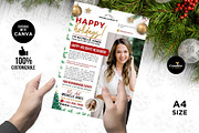 Christmas Real Estate Flyer Canva, a Flyer Template by CreativeVinesStore (Thumbnail 3 of 5)