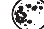 Moon Phases Icon Set, an Icon by MarkieAnn Creative (Thumbnail 4 of 4)