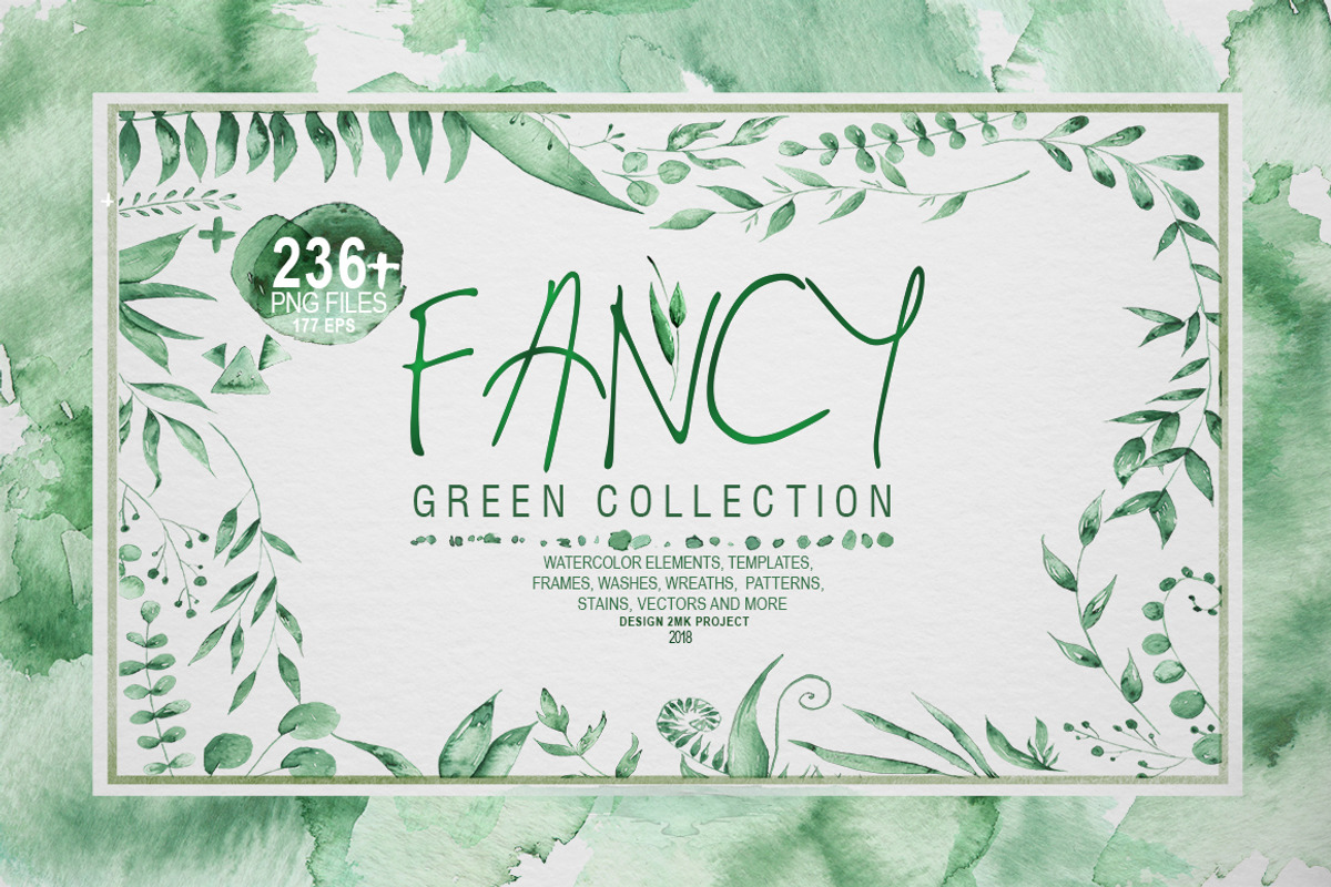 FANCY Green Collection %50 OFF, an Object Illustration by 2MK (Photo 1 of 15)