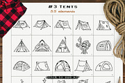 Simple Camp Scenes Logo Creation Kit, a Branding & Logo Template by JeksonGraphics (Thumbnail 8 of 24)