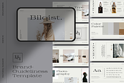 Bilqist - Keynote Brand Guidelines, a Presentation Template by Masdika Studio (Thumbnail 1 of 10)