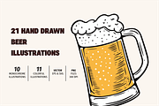 Beer Doodles & Brewery Clipart, a Food Illustration by Oktyabr (Thumbnail 6 of 6)